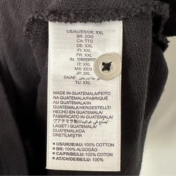 Amazon Essentials Black Polo Shirt Size XXL 100% Cotton - Picture 3 of 5